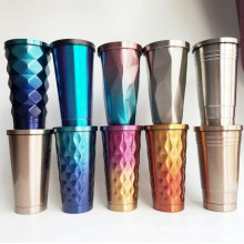 Wholesale custom logo color double wall 500ml custom logo color  stainless steel thermal vacuum with straw